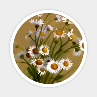 Daisies and tiny daisies Magnet